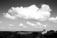 Temple, Clouds Yucatan 2004-