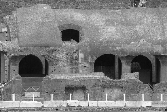 Wall, Colosseum. Rome 2014